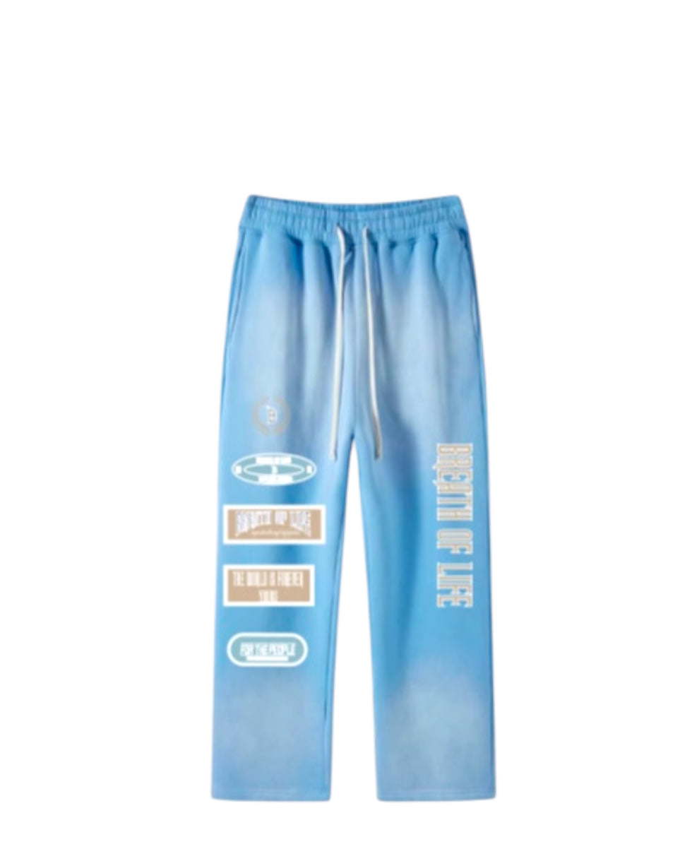 “For The People”                       Embroidery Sweatpants